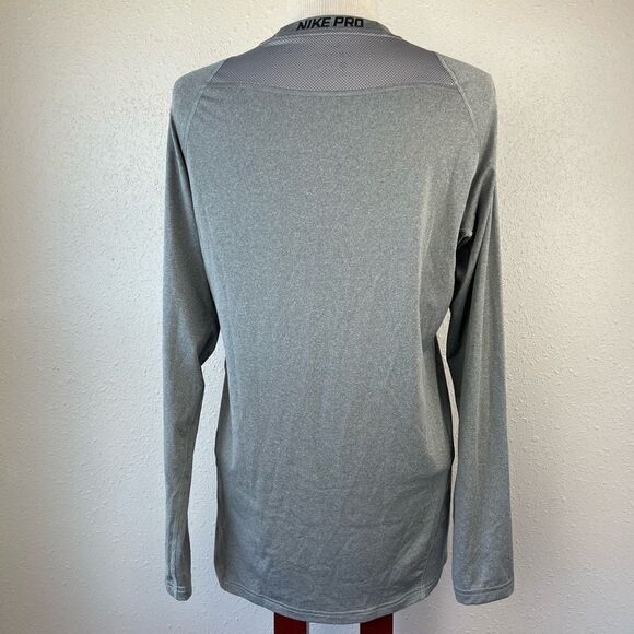 NikePro Dri FitLong Sleeve Athletic Shirt Size M EUC - Picture 6 of 9